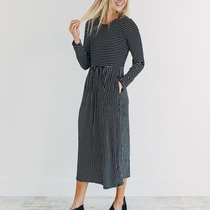 Roolee Verona Stripe Mom Dress